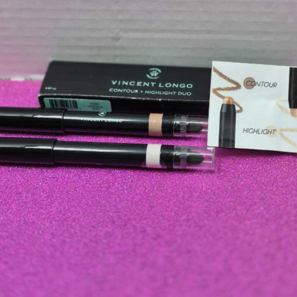 Vincent Longo Contour & Highlight Duo - 2 sticks -Brand New in Box